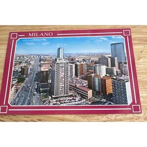 Vintage Milano Tall Buildings Postcard  CO.VE.S. SKU 0327